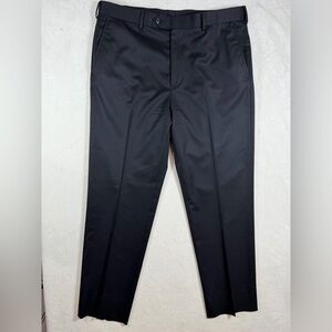 Brooks Brothers 38W 30L 1818 Regent 100% Wool Black Dress Pants Slacks